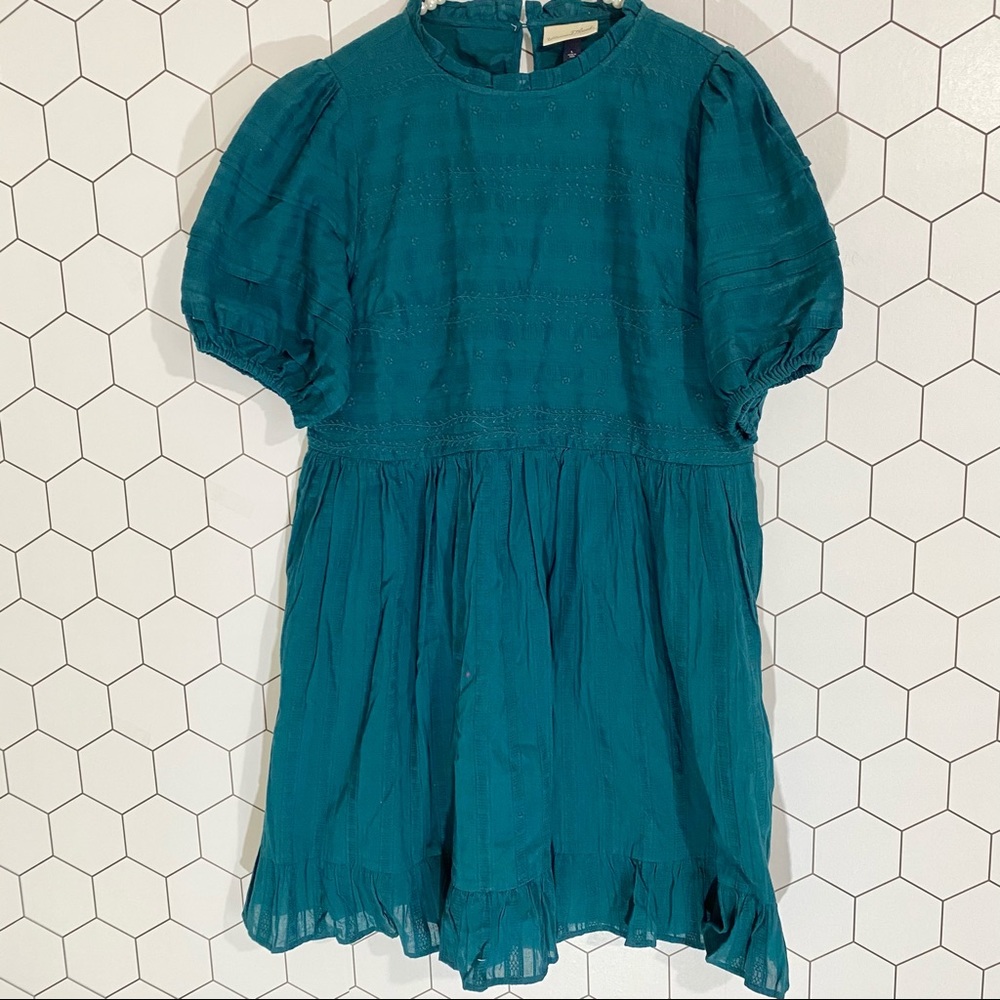 ❌SOLD❌Universal Thread | Teal Prairie Dress - Picture 2 of 8